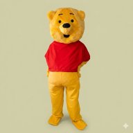 disfraz whinnie phoo - disney - botarga